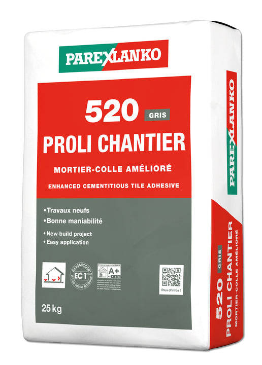 520 Prolichantier gris 25KG (C2) PAREXLANKO