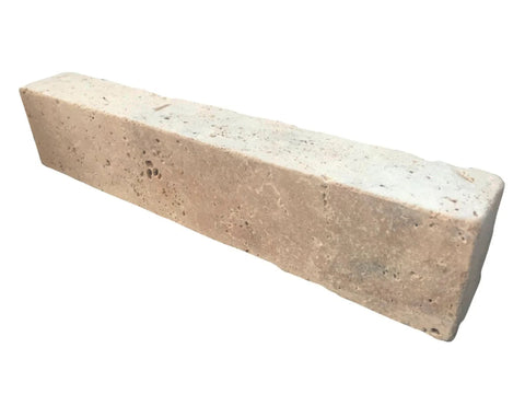 Bordure travertin Light 1er choix 15x50x7 cm, Vieilli Deco and pro