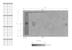 Receveur de douche en Corian - CORVU Hydronatur