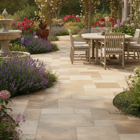 Travertin Mix Standard OPUS 4 FORMATS x1,2cm Vieilli Deco and pro