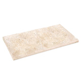 Margelle travertin Light 1er choix 33x61x3cm demi rond Vieilli Deco and pro